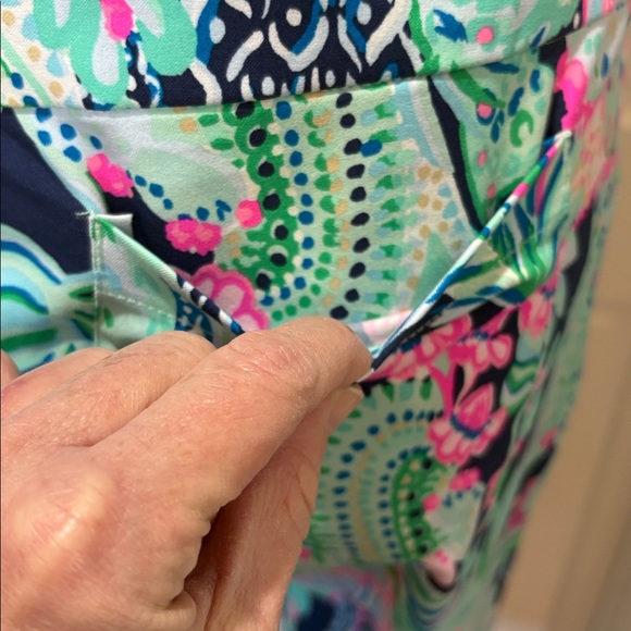 Lily Pulitzer sz 6 elastic waist pull on pants - Picture 6 of 11